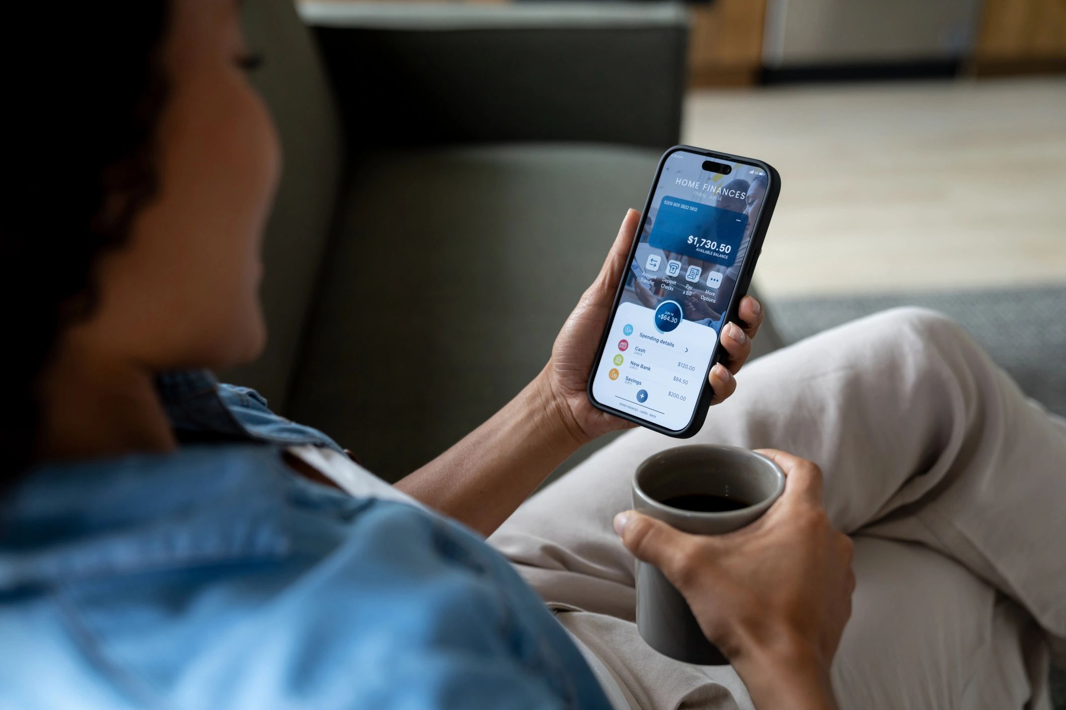 Secure VPN app on a smartphone screen